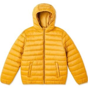 Zara Gold Yellow Mustard Bubble Jacket